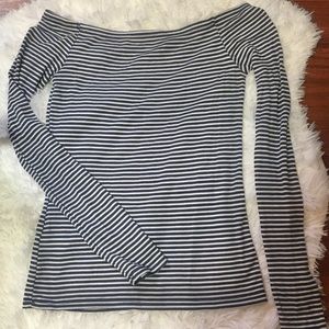 NWOT Vintage Havana Striped Long Sleeve Blouse